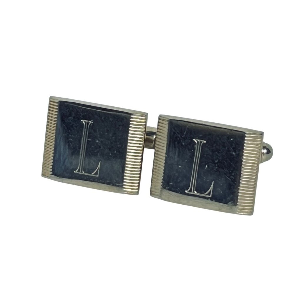 Vintage Lot Of 3 Unbranded Gold Tone Cufflinks (1307) - Picture 4 of 6